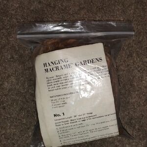 Hanging Macrame Gardens Kit - Brown